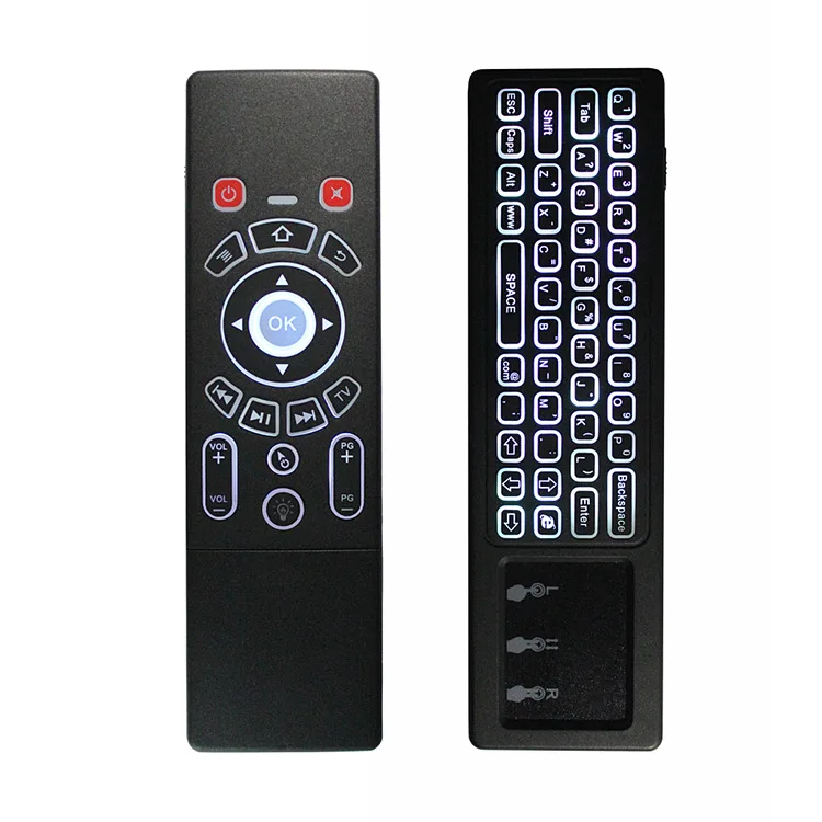 T6C Flymouse Six-Axis Somatosensory Wireless Air Mouse Smart Remote Control Set Top Box Remote-control Unit
T6C Flymouse Six-Axis Somatosensory Wireless Air Mouse Smart Remote Control Set Top Box Remote-control Unit