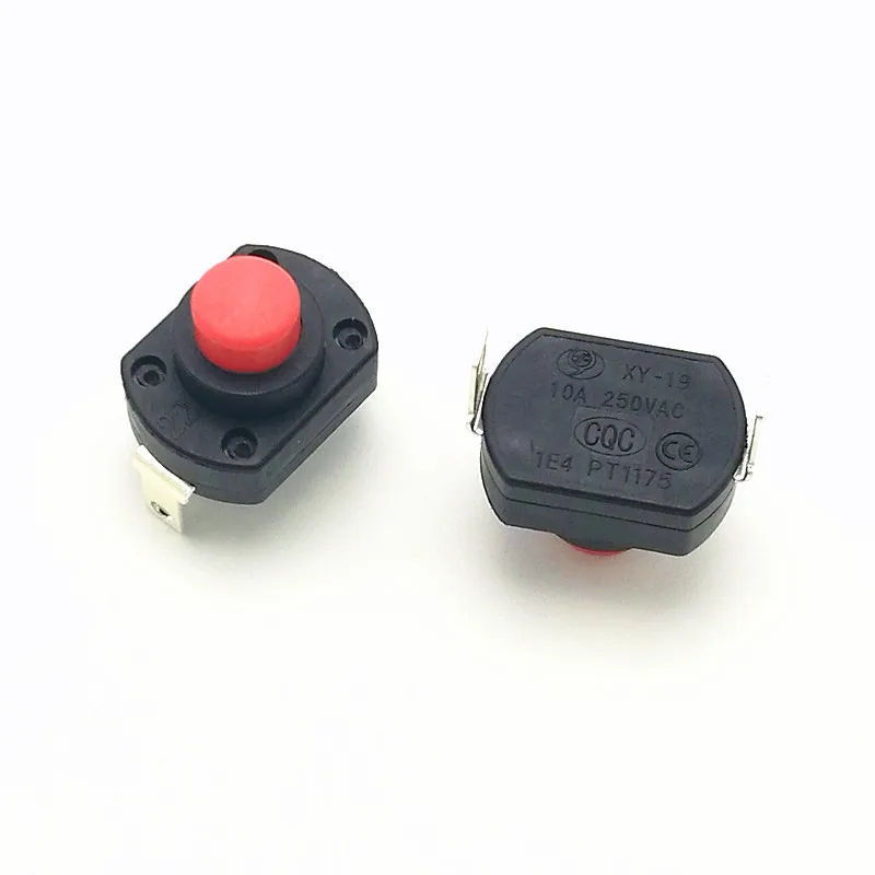 Large Current Flashlight Button Switch KAN-9 10A Lamp Short Foot Large Current Switch 18*13*13.8
Large Current Flashlight Button Switch KAN-9 10A Lamp Short Foot Large Current Switch 18*13*13.8