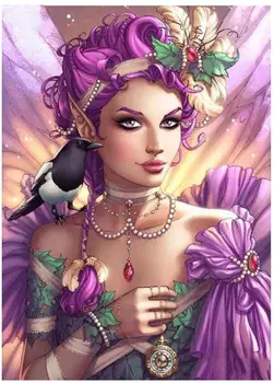 Fantasy Embroidery Mosaic Craft Fairy Girl Diamond Painting Kits Crystal Picture Wall Paper Rhinestone Drawing Christmas Gift
Fantasy Embroidery Mosaic Craft Fairy Girl Diamond Painting Kits Crystal Picture Wall Paper Rhinestone Drawing Christmas Gift