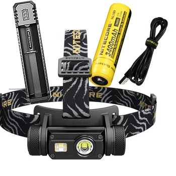 NITECORE HC65 Headlamp CREE XM-L2 U2 max 1000LM beam distance 110 meter headlight head red light with 18650 3400mAh battery
NITECORE HC65 Headlamp CREE XM-L2 U2 max 1000LM beam distance 110 meter headlight head red light with 18650 3400mAh battery