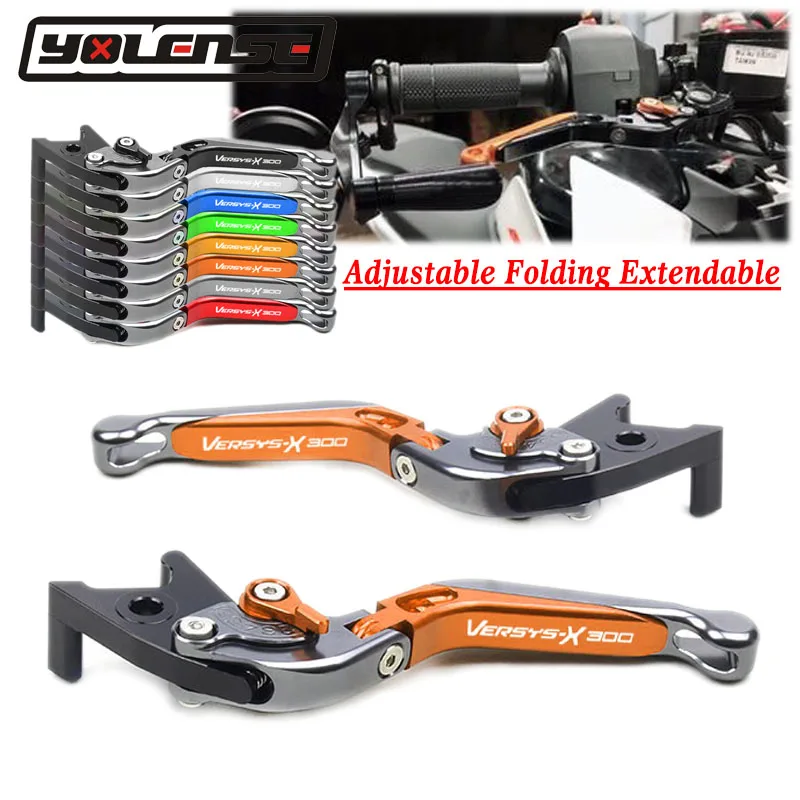 For KAWASAKI Versys X300 Versys-X300 Versys-X 300 2017 Motorcycle Accessories Adjustable Folding Extendable Brake Clutch Levers
For KAWASAKI Versys X300 Versys-X300 Versys-X 300 2017 Motorcycle Accessories Adjustable Folding Extendable Brake Clutch Levers