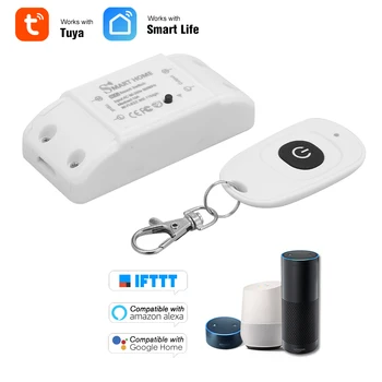 Wifi Switch RF Wireless Remote Switch for Android/IOS APP Control Compatible with Alexa Google Home for Smart Home Automation
Wifi Switch RF Wireless Remote Switch for Android/IOS APP Control Compatible with Alexa Google Home for Smart Home Automation