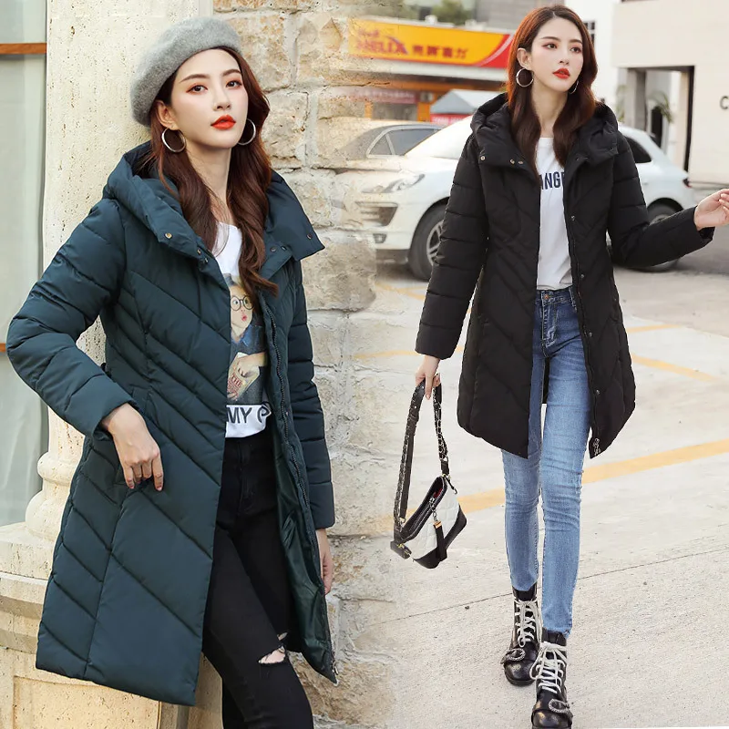 2019 Winter New Style Fashion Korean-style Slim Fit Mid-length down Jacket Cotton-padded Clothes Women's Cotton Overcoat Women's
2019 Winter New Style Fashion Korean-style Slim Fit Mid-length down Jacket Cotton-padded Clothes Women's Cotton Overcoat Women's