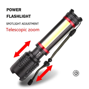 LED Flashlight Multifunction Light High Power Portable Light USB Recharge Portable Light Super Bright IPX6 Waterproof
LED Flashlight Multifunction Light High Power Portable Light USB Recharge Portable Light Super Bright IPX6 Waterproof