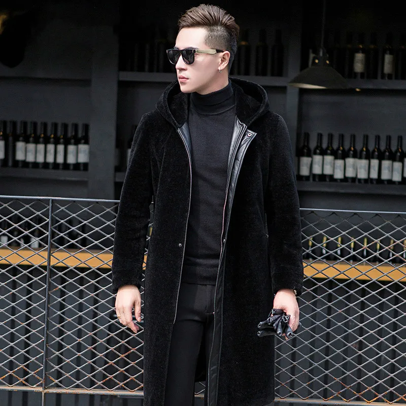 Real Fur Coat Men Sheep Shearing Wool Coat Men's Winter Jacket Long Genuine Leather Sheepskin Jackets 19005 KJ809
Real Fur Coat Men Sheep Shearing Wool Coat Men's Winter Jacket Long Genuine Leather Sheepskin Jackets 19005 KJ809