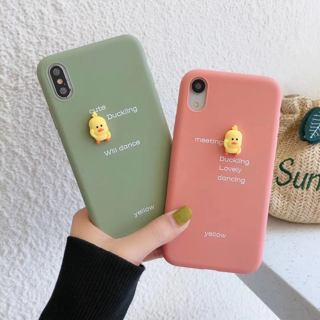 3D new cartoon cute little yellow duck mobile phone case for iPhone 11 11pro max Xr Xs Max X 8 7 6 6SPlus X soft TPU back cover
3D new cartoon cute little yellow duck mobile phone case for iPhone 11 11pro max Xr Xs Max X 8 7 6 6SPlus X soft TPU back cover