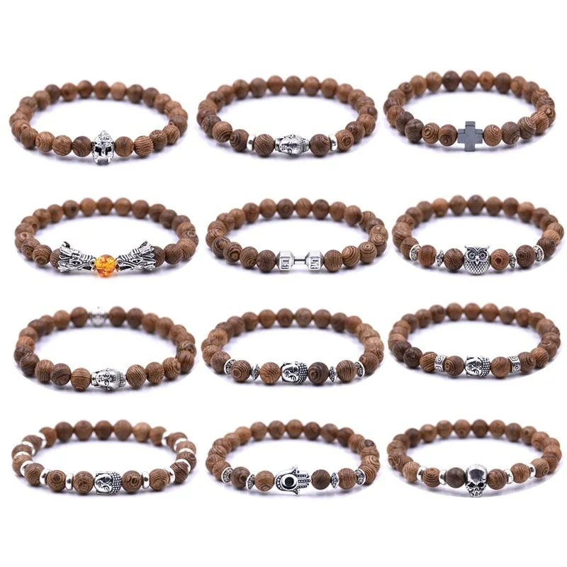 Hot Men Natural Wood Beads Cross Bracelets Onyx Meditation Prayer Bead Bracelet Women Wooden Yoga Jewelry Homme
Hot Men Natural Wood Beads Cross Bracelets Onyx Meditation Prayer Bead Bracelet Women Wooden Yoga Jewelry Homme