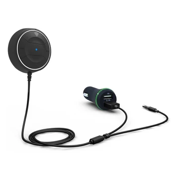 Universal Bluetooth 4.0 Hands Free Car Kit with NFC Function 3.5mm AUX Receiver Music AUX Speakerphone 2.1A USB Auto Charger
Universal Bluetooth 4.0 Hands Free Car Kit with NFC Function 3.5mm AUX Receiver Music AUX Speakerphone 2.1A USB Auto Charger
