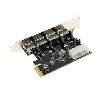 4 Port PCI-E to USB 3.0 HUB PCI Express Expansion Card Adapter 5 Gbps Speed for Desktop Computer for Windows PC Laptop
4 Port PCI-E to USB 3.0 HUB PCI Express Expansion Card Adapter 5 Gbps Speed for Desktop Computer for Windows PC Laptop