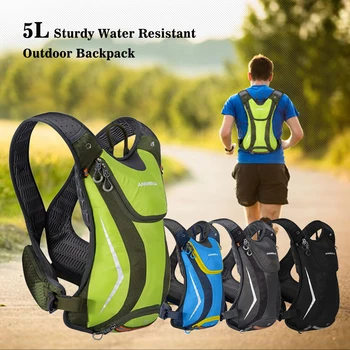 5L Cycling Backpack Bag Sturdy Water Resistant Outdoor Backpack Lightweight Biking Hiking Bag Shoulder Bag with Water Bladder 
5L Cycling Backpack Bag Sturdy Water Resistant Outdoor Backpack Lightweight Biking Hiking Bag Shoulder Bag with Water Bladder
