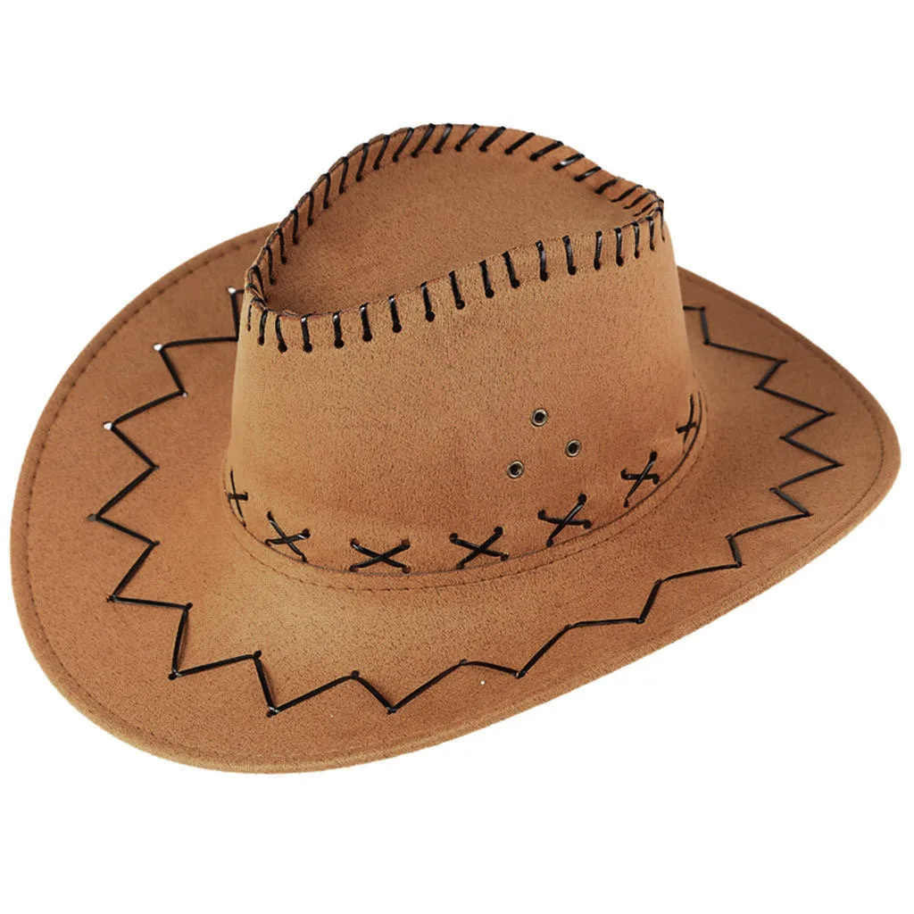 Cap Men Women Unisex 2019 Fashion Cool Cowboy Hat Outdoor Sunhat Wide Brim Solid Adjustable Western Cowboy Hats Adult Gorro
Cap Men Women Unisex 2019 Fashion Cool Cowboy Hat Outdoor Sunhat Wide Brim Solid Adjustable Western Cowboy Hats Adult Gorro