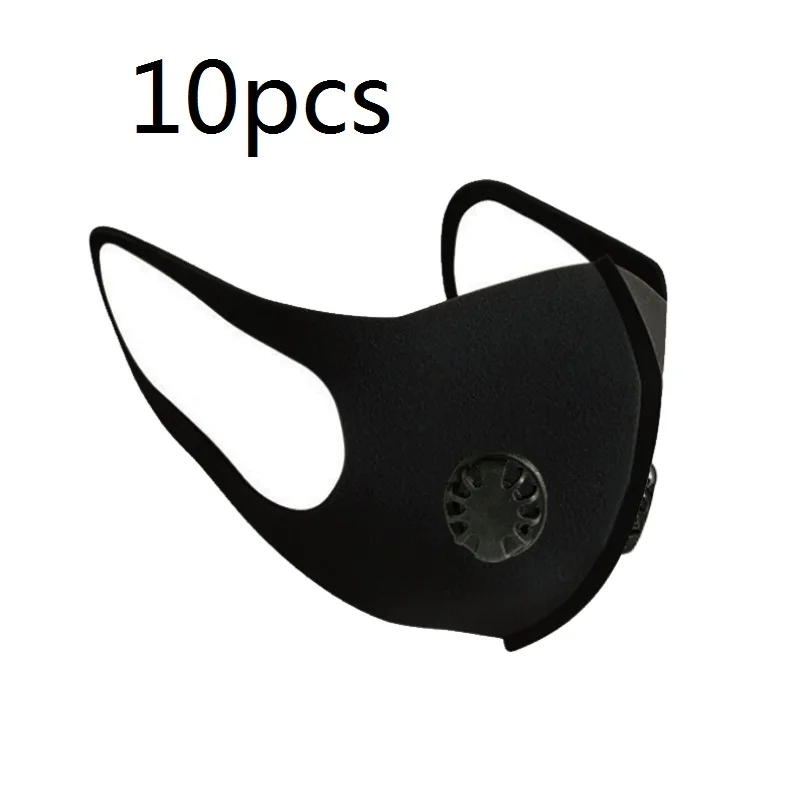 10pcs Anti Pollution PM2.5 Mouth Masks Outdoor Dustproof Respirator Reusable Activated Carbon Filter Mask With Breathing Valve
10pcs Anti Pollution PM2.5 Mouth Masks Outdoor Dustproof Respirator Reusable Activated Carbon Filter Mask With Breathing Valve