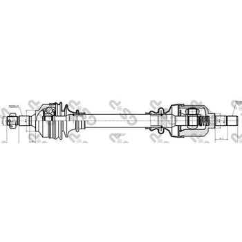 Drive Assembly Citroen Berlingo (B9) GSP art. 245105 
Drive Assembly Citroen Berlingo (B9) GSP art. 245105