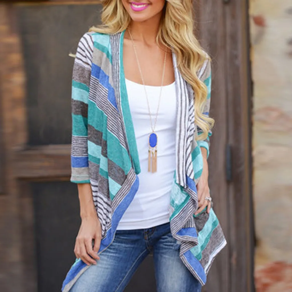 2019 Autumn lady's sweater Long Sleeve Knitted Open Front Geometric Printing cardigan coat lady's sweater Female cardigan #Y
2019 Autumn lady's sweater Long Sleeve Knitted Open Front Geometric Printing cardigan coat lady's sweater Female cardigan #Y