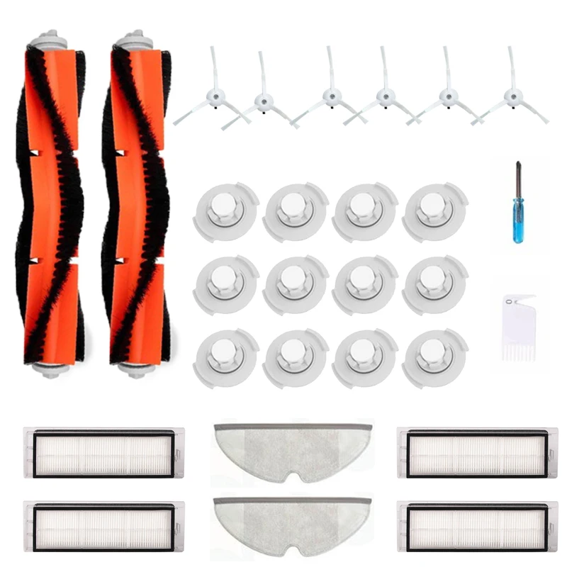 Original Vacuum Part Pack Filter Main Brush Side Brush For Xiaomi Roborock S50 S55 S5 1S Xiaowa E25 Vacuum Cleaner
Original Vacuum Part Pack Filter Main Brush Side Brush For Xiaomi Roborock S50 S55 S5 1S Xiaowa E25 Vacuum Cleaner