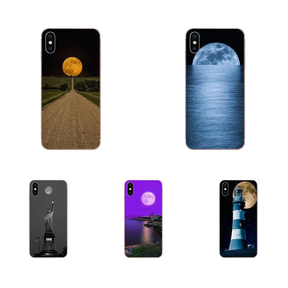 For Sony Xperia Z Z1 Z2 Z3 Z4 Z5 compact Mini M2 M4 M5 T3 E3 E5 XA XA1 XZ Premium TPU Screen Protector Beautiful Moon | Мобильные