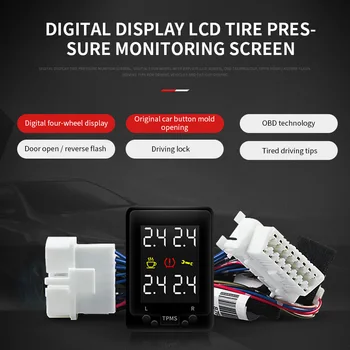 Digital Alarm Monitoring System smart Tire Pressure Monitor With OBD Technology For Outlander Warning External Internal Sensor
Digital Alarm Monitoring System smart Tire Pressure Monitor With OBD Technology For Outlander Warning External Internal Sensor