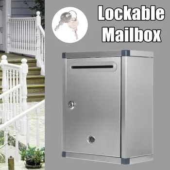 Outdoor Lockable Wall Mounted Hanging Post Letter Box Mailbox with Key Password Mailbox Stainless Steel Letterbox Wall Box
Outdoor Lockable Wall Mounted Hanging Post Letter Box Mailbox with Key Password Mailbox Stainless Steel Letterbox Wall Box
