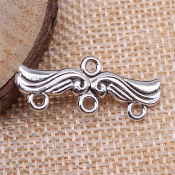 Wecharms 40pcs 30x12mm Earrings Connector Charms DIY Metal Alloy Jewelry Findings Antique Silver Color
Wecharms 40pcs 30x12mm Earrings Connector Charms DIY Metal Alloy Jewelry Findings Antique Silver Color