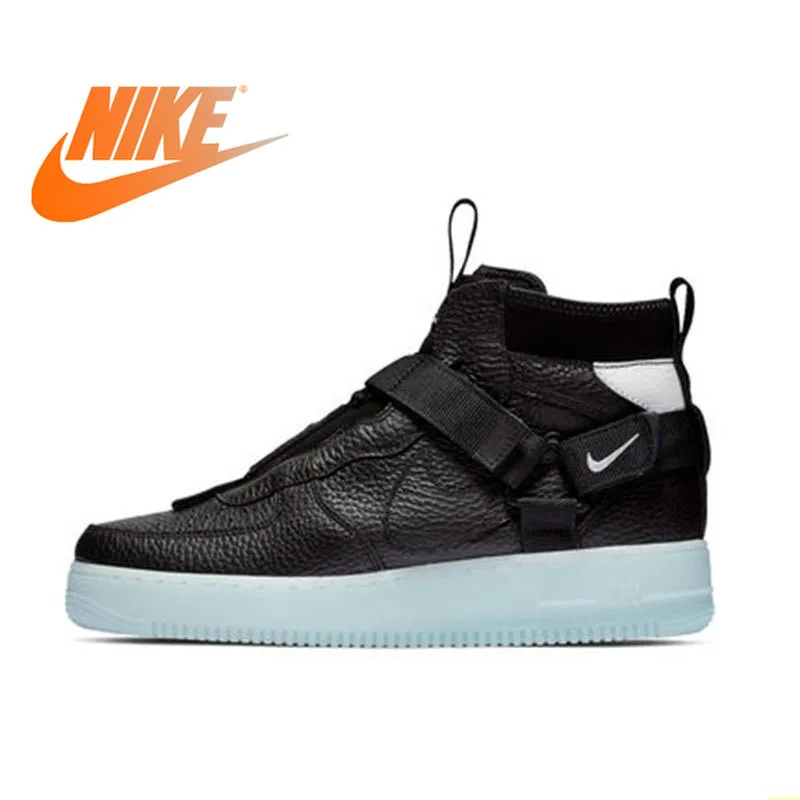 

Authentic NIKE AIR FORCE 1 UTILITY MID 2019 men's skate shoes new outdoor sports shoes AQ9758-001