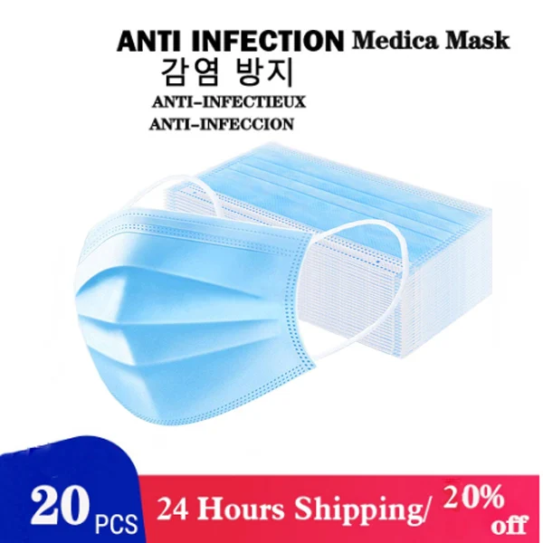 Face Mask Disposable mask 3-Layer Non-woven Dust Mask Pollution mask Thickened Disposable Mask Dust Filter Safety Mask in stock
Face Mask Disposable mask 3-Layer Non-woven Dust Mask Pollution mask Thickened Disposable Mask Dust Filter Safety Mask in stock