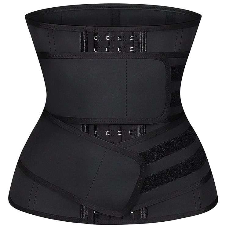 High Compression Latex Waist trainer 9 Steel Bones 4 Hooks Corset Training Girdle Slimming Belt Double Straps Shapewear | Женская одежда