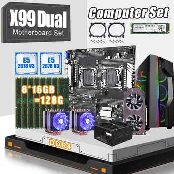 Computer set with X99Dual motherboard and 2pcs E5 2650L V3 and 8*16gb ddr4 ecc reg 2400mhz and PM981 SSD M.2,CPU Fan and power
Computer set with X99Dual motherboard and 2pcs E5 2650L V3 and 8*16gb ddr4 ecc reg 2400mhz and PM981 SSD M.2,CPU Fan and power