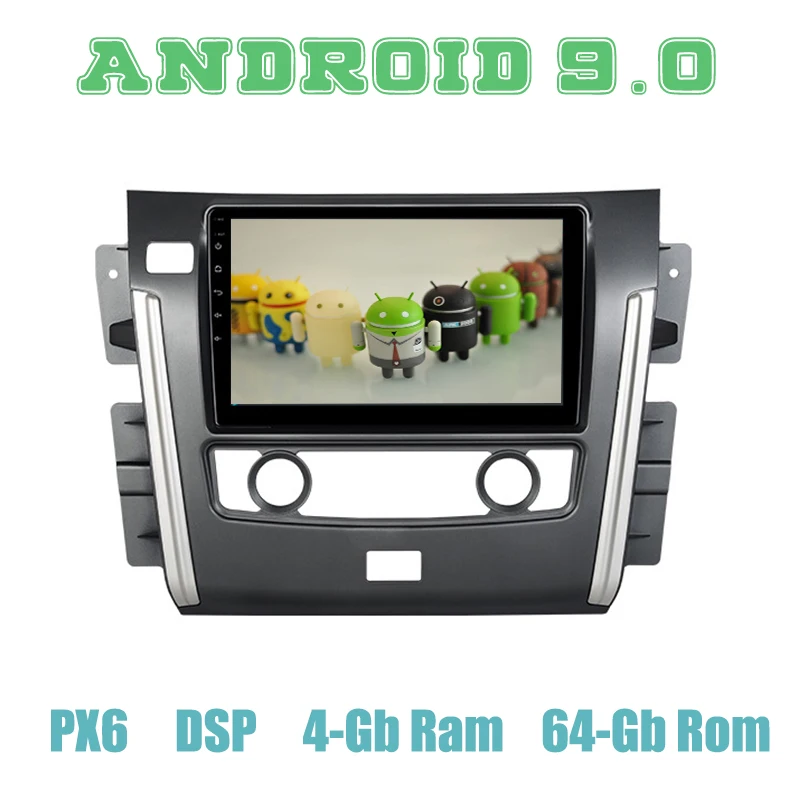 10.2" IPS PX6 Android 9.0 Car GPS Radio Player for nissan Patrol 2018 with DSP 4+64GB Auto Stereo Multimedia Headunit
10.2" IPS PX6 Android 9.0 Car GPS Radio Player for nissan Patrol 2018 with DSP 4+64GB Auto Stereo Multimedia Headunit
