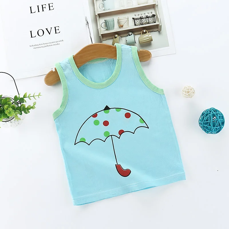 2019 Summer Children Sleeveless Vest Cotton Casual Kids Boy Cute Clothing Baby Girl T-shirt
2019 Summer Children Sleeveless Vest Cotton Casual Kids Boy Cute Clothing Baby Girl T-shirt
