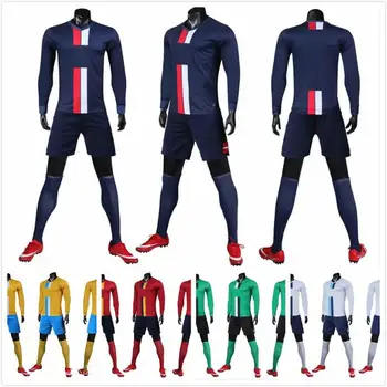 China OEM Customize Soccer Jersey+Shots Set Custom Team Logo Embroidered Stitch Name Number Football T-Shirts Uniforms Men Youth
China OEM Customize Soccer Jersey+Shots Set Custom Team Logo Embroidered Stitch Name Number Football T-Shirts Uniforms Men Youth