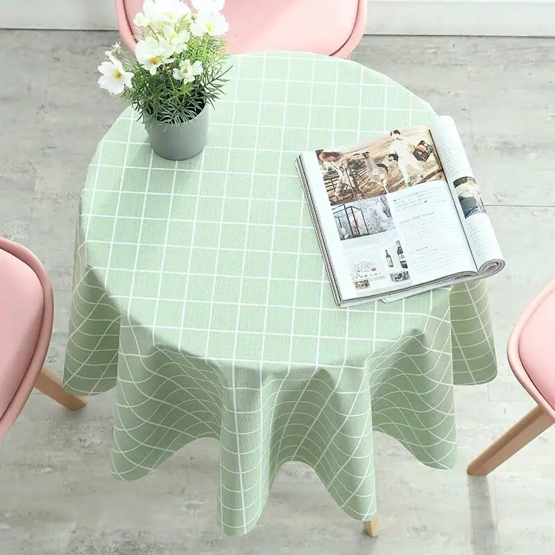 Table cloth waterproof, oil-proof, ironproof small round table cloth, plastic coffee table cloth for round household table cloth
Table cloth waterproof, oil-proof, ironproof small round table cloth, plastic coffee table cloth for round household table cloth