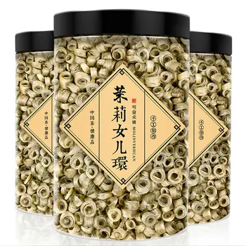 

2020 Fujian Mo Li Nv Er Huan Jasmine Daughter Ring Flower Tea Luzhou Type for Lipid-lowering and Beauty