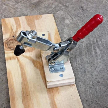 2Pcs GH-12130 Quick Release Toggle Clamp (Vertical) Rubber Pressure Tip - Hold Down Hand Tool 500 Lb Holding Capacity
2Pcs GH-12130 Quick Release Toggle Clamp (Vertical) Rubber Pressure Tip - Hold Down Hand Tool 500 Lb Holding Capacity