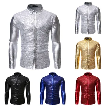 NEW Fashion Shirts Men New Style Sequin Stamped Long Sleeve Printed Long-Sleeved Performance Blouse Shirts Freeship рубашка 
NEW Fashion Shirts Men New Style Sequin Stamped Long Sleeve Printed Long-Sleeved Performance Blouse Shirts Freeship рубашка