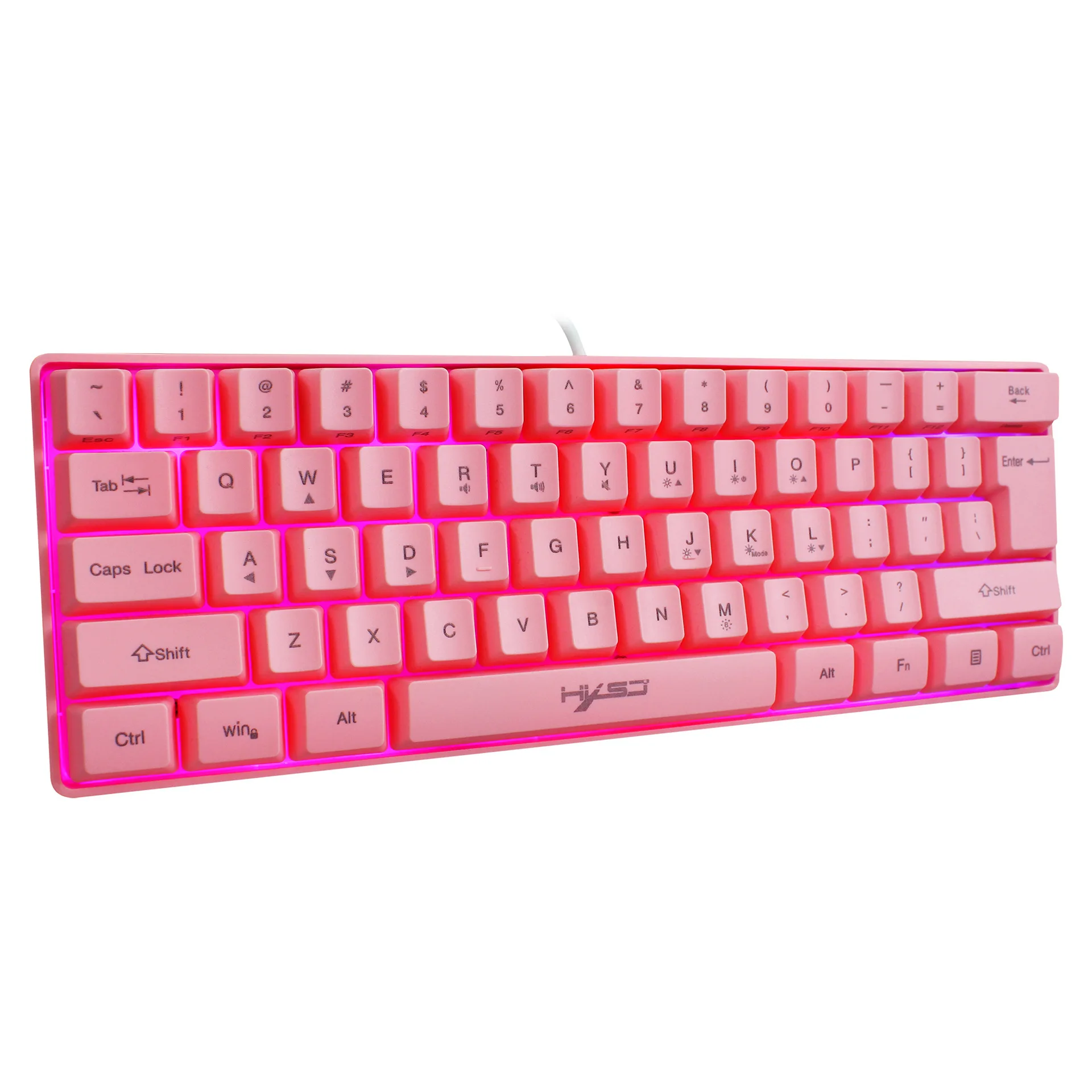 HXSJ V700 61 Keys Gaming Keyboard for Gamers USB RGB Backlight Keyboards with Multiple Shortcut Key Combinations for PUBG Home
HXSJ V700 61 Keys Gaming Keyboard for Gamers USB RGB Backlight Keyboards with Multiple Shortcut Key Combinations for PUBG Home