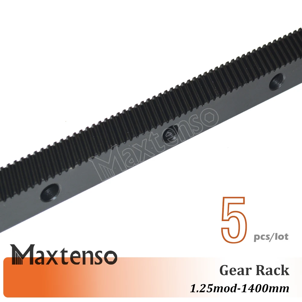 MAXTENSO 5PCS FREE SHIPPING 1.25mod modulus cnc gear rack helical teeth 1400mm length Engraving machine high precision 5pcs/lot
MAXTENSO 5PCS FREE SHIPPING 1.25mod modulus cnc gear rack helical teeth 1400mm length Engraving machine high precision 5pcs/lot