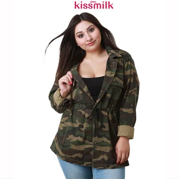 Kissmilk 2020 Plus Size Casual Camouflage Women Coats Large Size Drawstring Female Jackets Big Size Lady Loose Outwears 3XL-7XL
Kissmilk 2020 Plus Size Casual Camouflage Women Coats Large Size Drawstring Female Jackets Big Size Lady Loose Outwears 3XL-7XL