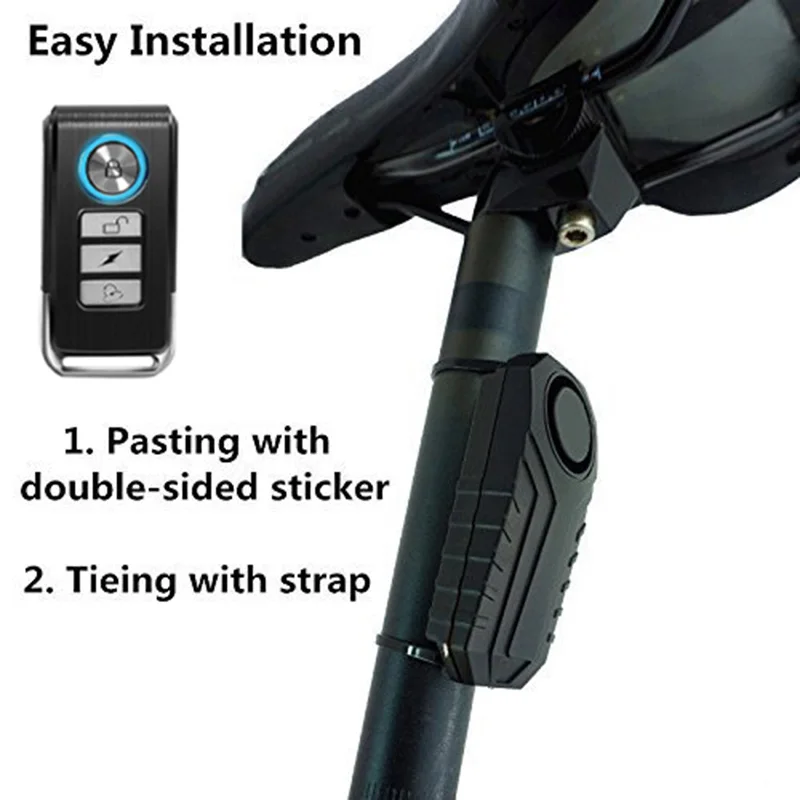 The new wireless remote control vibration alarm is free of waterproof and dustproof installation of motorcycles and bicycles
The new wireless remote control vibration alarm is free of waterproof and dustproof installation of motorcycles and bicycles