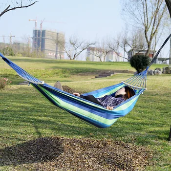 Portable Hammock Outdoor Swing Chair Garden Sports Home Travel Camping Swing Canvas Stripe Hang Bed Hammock
Portable Hammock Outdoor Swing Chair Garden Sports Home Travel Camping Swing Canvas Stripe Hang Bed Hammock