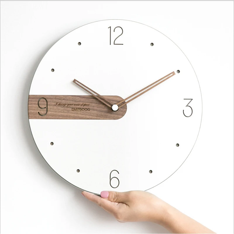 Modern Minimalist Nordic Clock Living Room Home Decoration Accessories Fashion Atmosphere Mute wall clock
Modern Minimalist Nordic Clock Living Room Home Decoration Accessories Fashion Atmosphere Mute wall clock