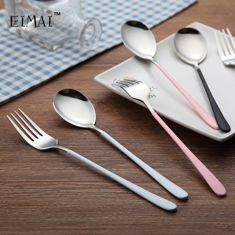 304 Stainless steel Tableware Sets School Dinnerware Set send Tableware bag Nordic style Fork Cutler 2Pcs/Set A14
304 Stainless steel Tableware Sets School Dinnerware Set send Tableware bag Nordic style Fork Cutler 2Pcs/Set A14