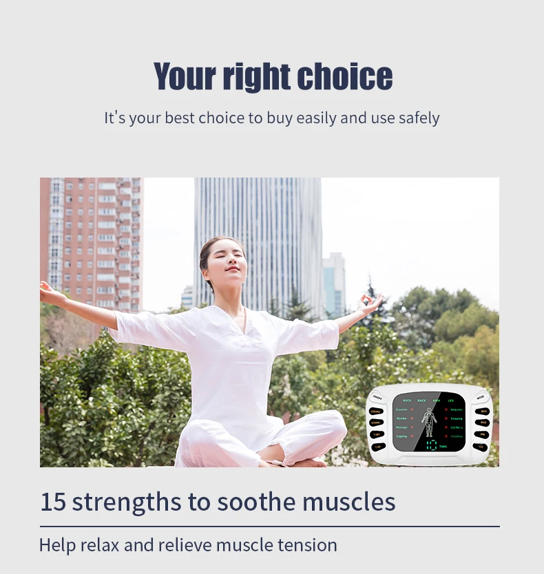 Generic Electronic Pulse Massager Acupuncture Muscle Stimulator