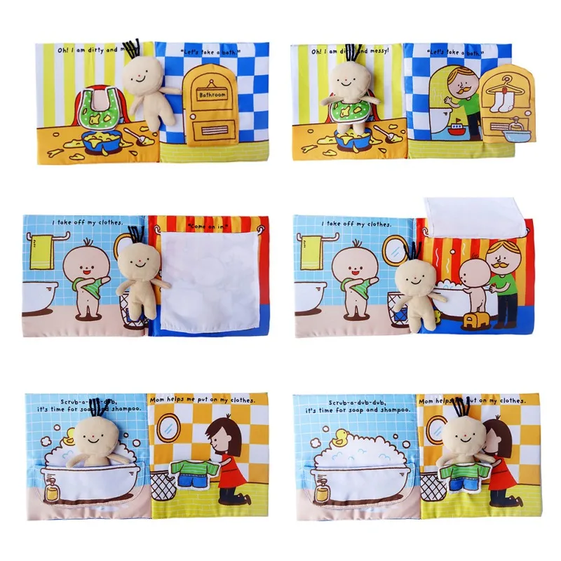 Kids Interesting Baby Book Children Toddler Soft Cloth Books Early Educational Learning Books Development Interest Bedtime Story
Kids Interesting Baby Book Children Toddler Soft Cloth Books Early Educational Learning Books Development Interest Bedtime Story