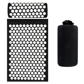 Acupressure Mat Acupuncture Massage Mat Pillow Set Yoga Mat Relieves Stress Back Neck Sciatic Pain Relaxation Tension Release
Acupressure Mat Acupuncture Massage Mat Pillow Set Yoga Mat Relieves Stress Back Neck Sciatic Pain Relaxation Tension Release