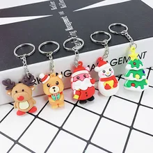 Santa Claus Keychain Car Soft Cartoon Bag Pendant Key chain Christmas KeyRing Elk Gift Doll Pendant Christmas present
Santa Claus Keychain Car Soft Cartoon Bag Pendant Key chain Christmas KeyRing Elk Gift Doll Pendant Christmas present