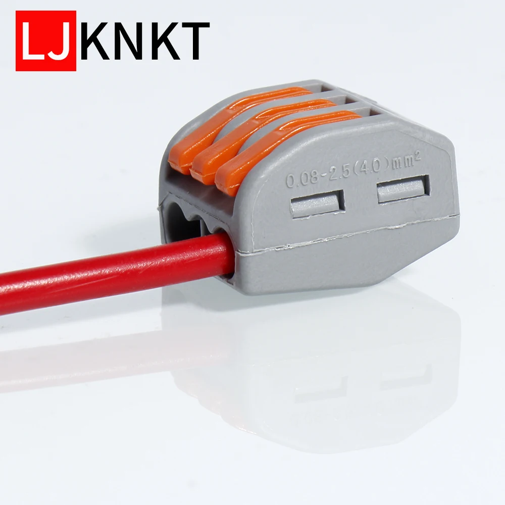 Universal High Speed Cable Connector Universal Compact Push in PCT-213 Block wire Fast Home wire Connection Wiring Terminal
Universal High Speed Cable Connector Universal Compact Push in PCT-213 Block wire Fast Home wire Connection Wiring Terminal