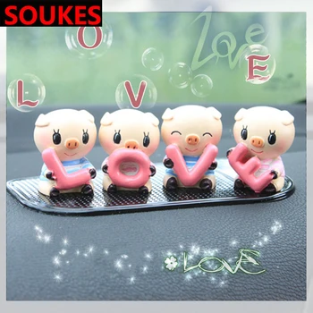 LOVE Car cute pig toy Cartoon jewelry gift Ornaments For Skoda Octavia A5 A7 2 Fabia Yeti BMW E60 F30 X5 E53 Inifiniti Accessori
LOVE Car cute pig toy Cartoon jewelry gift Ornaments For Skoda Octavia A5 A7 2 Fabia Yeti BMW E60 F30 X5 E53 Inifiniti Accessori
