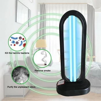 Portable UVC lamp Sterilier light 50W Ultraviolet lamp 110V 220V Ozone UV bactericidal light 3 Timers Disinfection Light
Portable UVC lamp Sterilier light 50W Ultraviolet lamp 110V 220V Ozone UV bactericidal light 3 Timers Disinfection Light