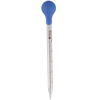 10ml Rubber Head Glass Dropper Glass Pipette Lab Dropper Pipet With Scale Line Blue&Transparent
10ml Rubber Head Glass Dropper Glass Pipette Lab Dropper Pipet With Scale Line Blue&Transparent
