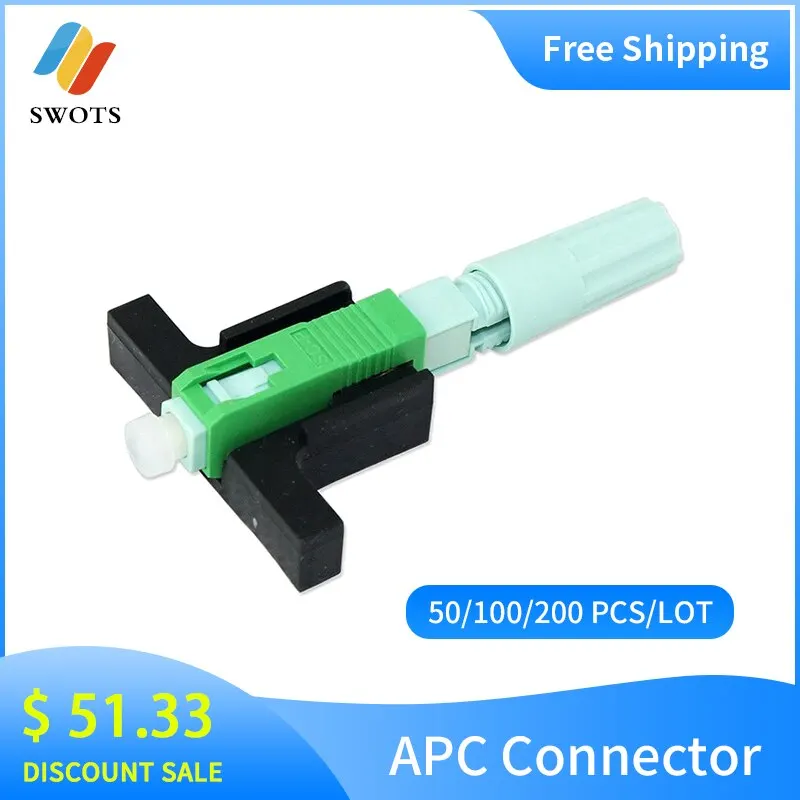 Promotion SC APC 58mm SM Single-Mode Optical Connector FTTH Tool Cold Connector Tool Fiber Optic Fast Connector
Promotion SC APC 58mm SM Single-Mode Optical Connector FTTH Tool Cold Connector Tool Fiber Optic Fast Connector